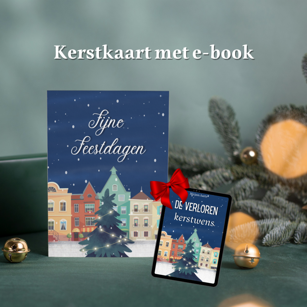 kerstkaart met ebook