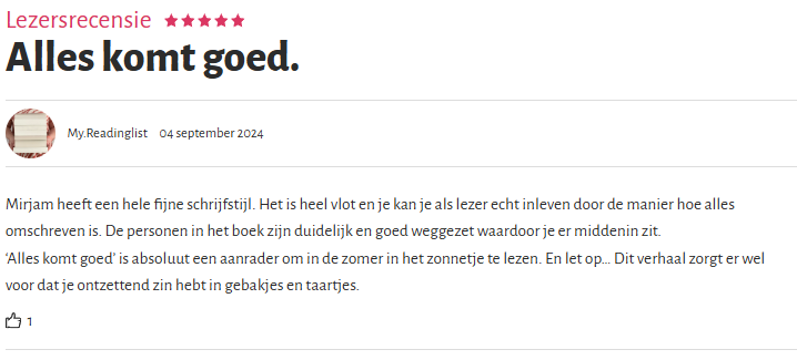 review alles komt goed 4