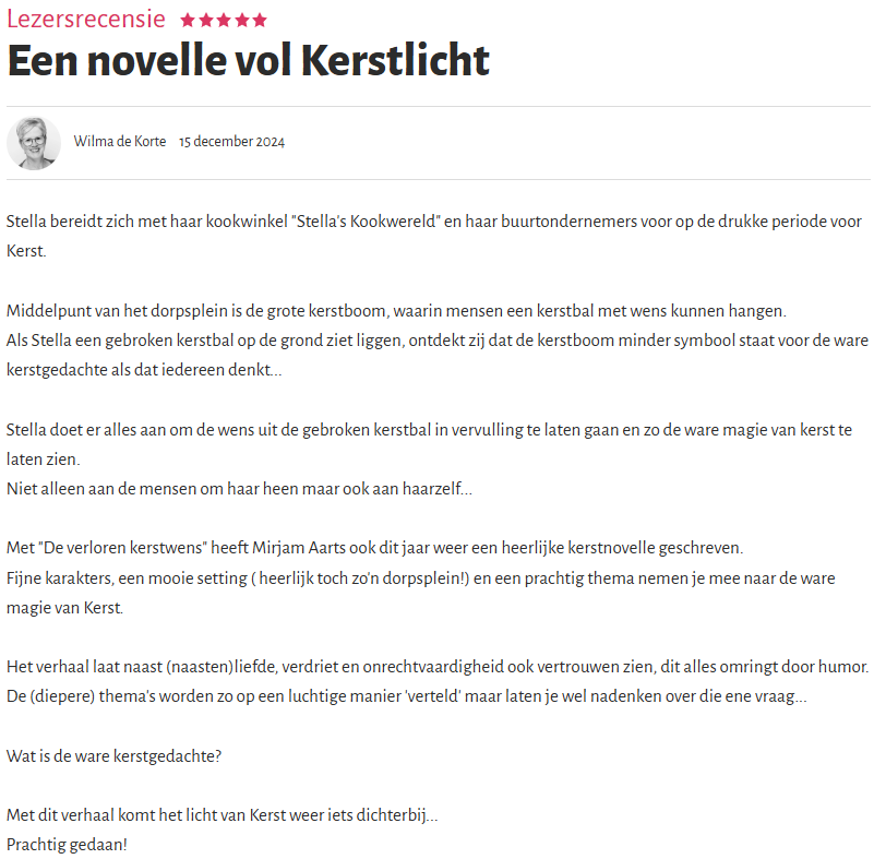 Review de verloren kerstwens 3