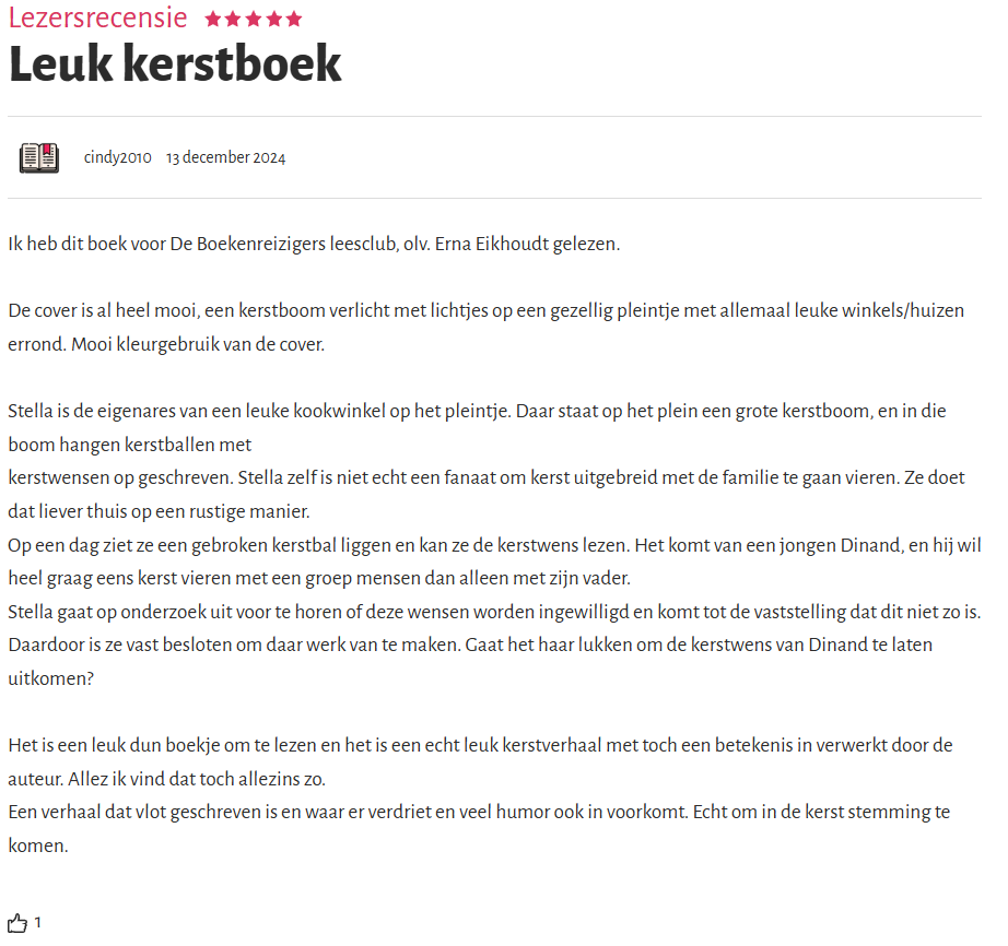 Review de verloren kerstwens 4