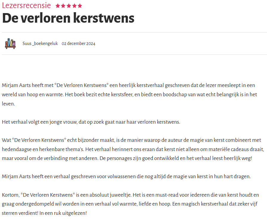 Review de verloren kerstwens 5